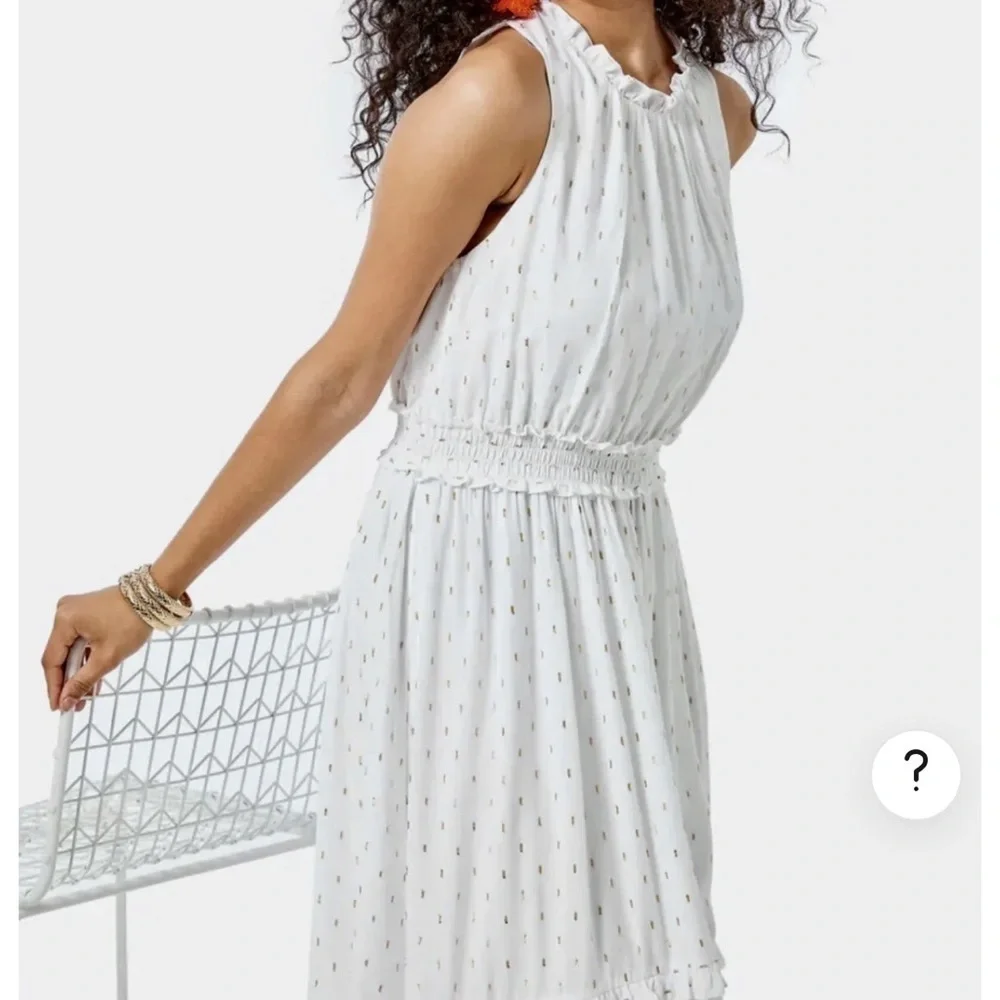 Lilly Pulitzer Resort White Clip Chaya Tiered Midi Dress - Picture 1 of 12
